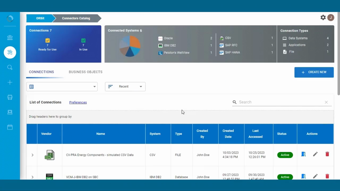 ORBit DMM — Data Migration & Management product screenshot